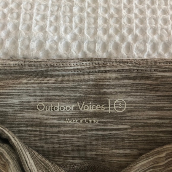 Outdoor Voices FreeForm 7/8 Legging - Oatmeal Sz S - Picture 2 of 3